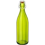BORMIOLI ROCCO OXFORD BOTTLE W/ TOP 1 LTR GREEN
