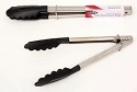 D.LINE APPETITO S/ST TONG 24cm W/ NYLON HEAD, BLACK 