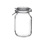 BORMIOLI ROCCO FIDO JAR W/ CLEAR LID 5 LTR
