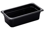 CAMBRO 1/3 x 100mm FOOD PAN 3.6 LTR BLACK