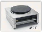 ROLLER GRILL CREPE MACHINE, SINGLE ENAMELED CAST IRON 350mm PLATE SIZE