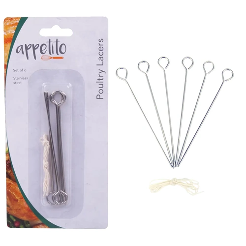 D.LINE APPETITO S/ST POULTRY LACERS SET 6