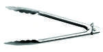 CHEF INOX UTILITY TONG W/ CLIP S/ST 250mmL