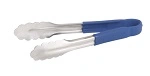 CHEF INOX UTILITY TONG PVC HANDLE BLUE 230mmL
