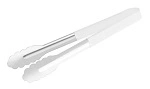 CHEF INOX UTILITY TONG PVC HANDLE WHITE 300mmL