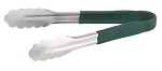 CHEF INOX UTILITY TONG PVC HANDLE GREEN 300mmL 
