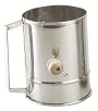 CHEF INOX FLOUR SIFTER S/ST 8 CUP CRANK HANDLE