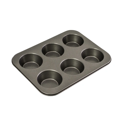 Bakemaster 6 Cups Large Muffin Pan 35 x 26cm