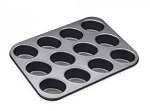 BAKEMASTER 12 CUP FRIAND PAN NON-STICK