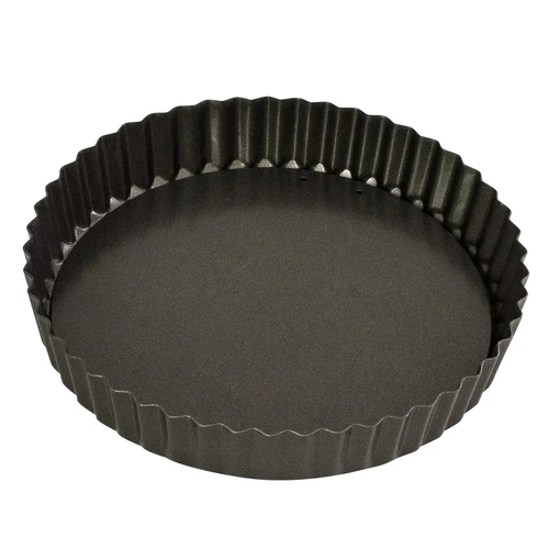 BAKEMASTER 20cm LOOSE BASE ROUND FLAN / QUICHE PAN