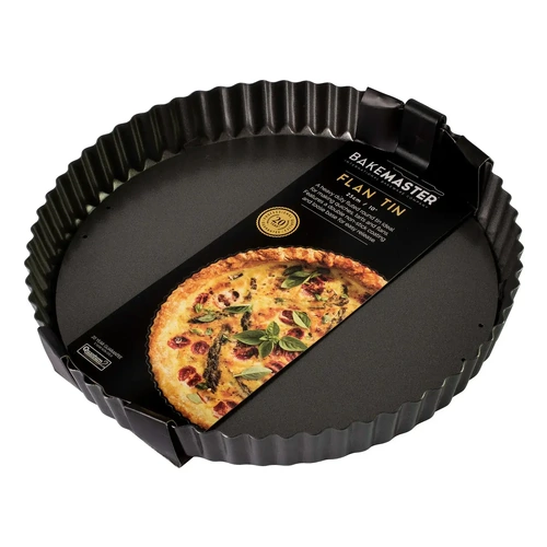 BAKEMASTER 25cm LOOSE BASE ROUND FLAN / QUICHE PAN