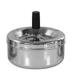 WIND PROOF ASHTRAY S/ST 110mm