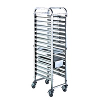 GASTRONORM TROLLEY 16 TIER 2/1 GN