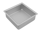 BAKEMASTER SQUARE CAKE PAN 20 x 7.5cmH