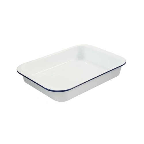 BakeMaster Enamel Bake & Roast Pan | Heavy Duty Enamel Roasting Pan