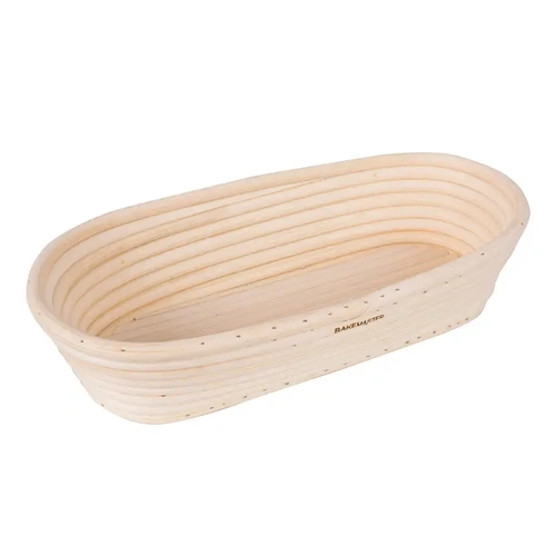 BAKEMASTER OVAL BREAD PROVING BASKET 27 x 13 x 6.5cm