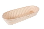 BAKEMASTER LARGE OVAL BREAD PROVING BASKET 35 x 15 x 7cm