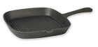 MODA RIBBED SQUARE CAST IRON SKILLET BLACK 230mmW