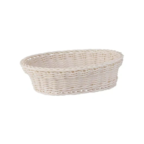 POLYPROP BASKET OVAL TAUPE