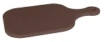 CHEF INOX CUTTING BOARD PE PADDLE BROWN