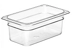 CAMBRO 1/4 x 100mm FOOD PAN 2.5 LTR CLEAR