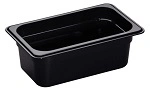 CAMBRO 1/4 x 100mm FOOD PAN 2.5 LTR BLACK