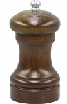DUO SALT/PEPPER MILL, DARK WOOD, CERAMIC GEAR, 100mm