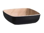 ZICCO MELAMINE ECHO BLACK / BIRCH BOWL 800ML