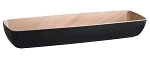ZICCO MELAMINE ECHO BLACK / BIRCH BOWL 4.1 LITRE