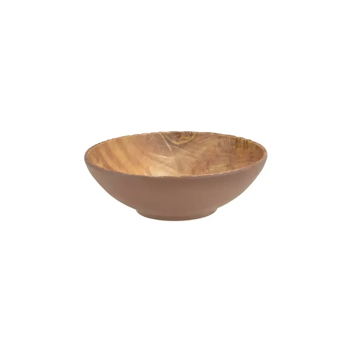 TRANSFORM MELAMINE ROUND BOWL 254mm OLIVE WOOD