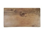 CHEF INOX RECTANGLE WOOD EFFECT MELAMINE OAK