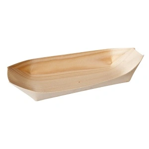 OVAL BOAT PINE WOOD 170X85mm (50PC/PACK)