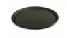 NON SLIP ROUND TRAY 28cm / 11 BLACK"