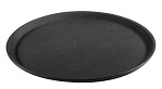 NON SLIP ROUND TRAY 35cm / 14 BLACK"