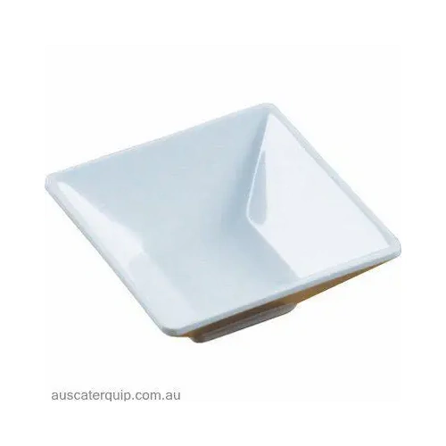 SUPERWARE MELAMINE SQUARE BOWL 75mm WHITE