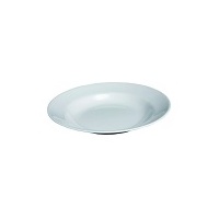 SUPERWARE MELAMINE PASTA PLATE W/ RIM WHITE 230mmØ
