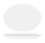 SUPERWARE MELAMINE OVAL COUPE PLATER WHITE 230mmW
