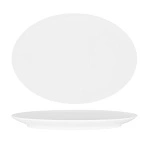SUPERWARE MELAMINE OVAL COUPE PLATER WHITE 270mmW 