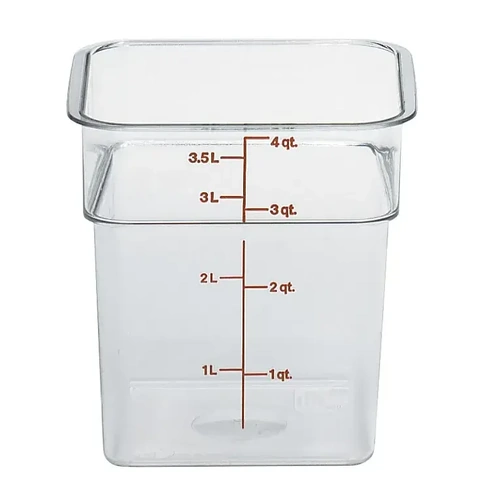 CAMBRO 4 QT CAMWEAR SQUARE CONTAINER
