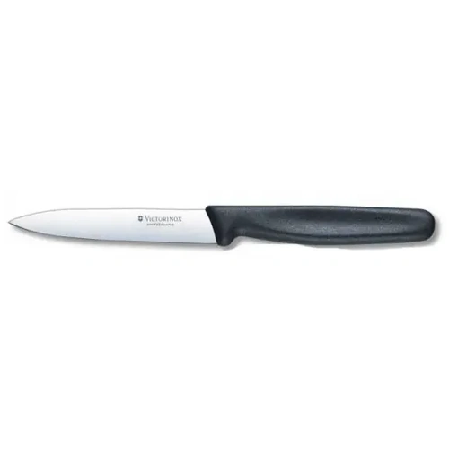 VICTORINOX 10cm PARING KNIFE BLACK HANDLE ** 6.7703 **