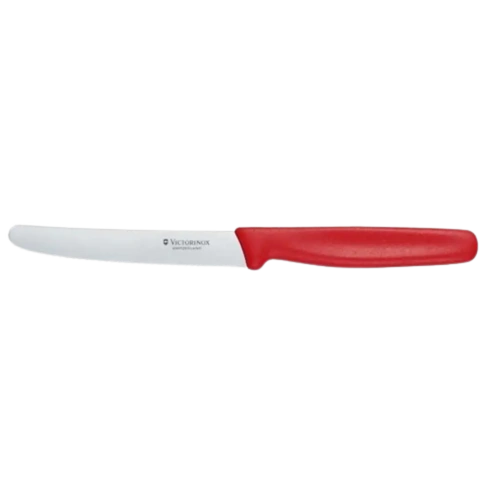 VICTORINOX STEAK &amp; TOMATO KNIFE RED HANDLE ** GO TO 6.7831 **