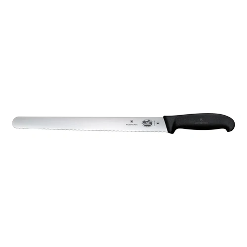 VICTORINOX 30cm SERRATED SLICING KNIFE FIBROX HANDLE