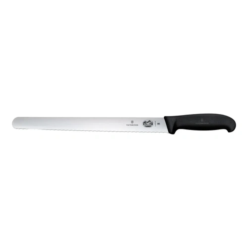 VICTORINOX 36cm SERRATED SLICING KNIFE FIBROX HANDLE