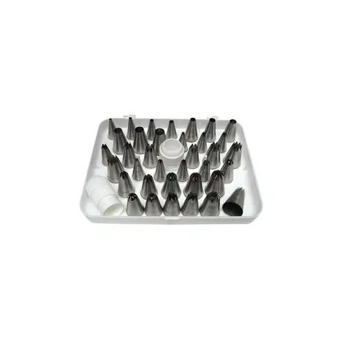 PASTRY TUBE ASSORTED S/ST SET OF 36