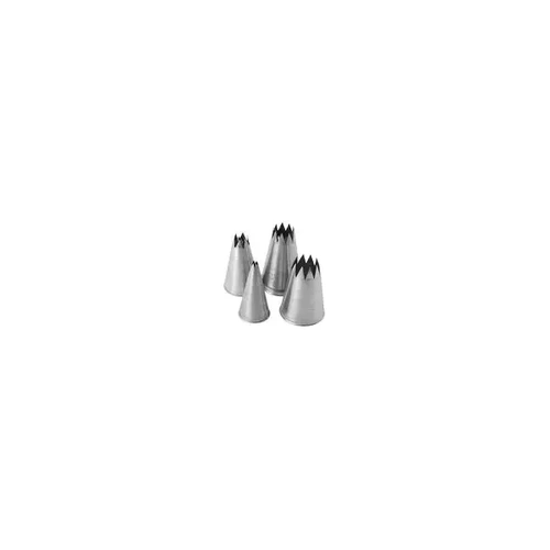 PASTRY TUBE-STAR, S/S  SET OF 10
