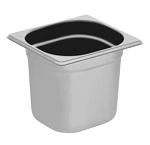 CHEF INOX ANTI JAM STEAM PAN 1/6 SIZE 150mm