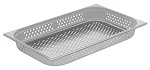 CHEF INOX ANTI JAM STEAM PAN 1/1 SIZE 65mm PERFORATED