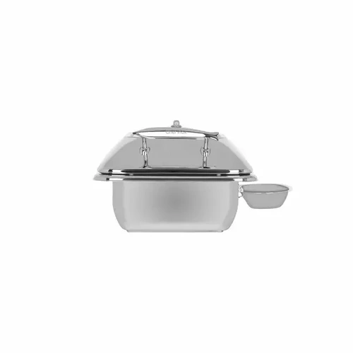CHEF INOX DELUXE CHAFER S/ST RECT 1/2 SIZE W/GLASS LID