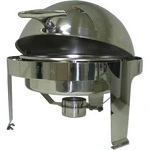 CHAFER ROUND ROLLTOP S/S STACKABLE