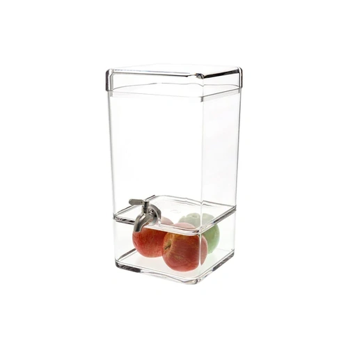 CHEF INOX SQUARE JUICE DISPENSER POLY 7.5 LITRE